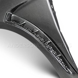 Ford Focus Fender - Front - Anderson Composites - Type-GR - Carbon Fiber - `16-`18